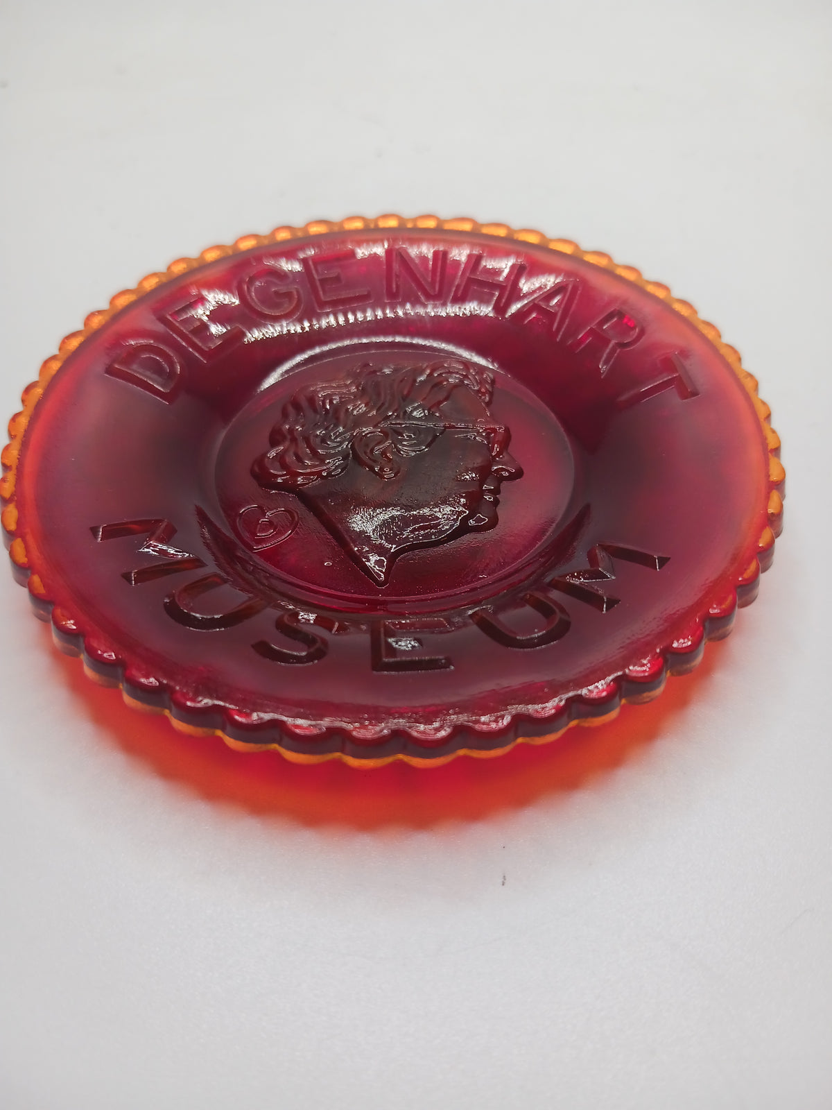 Degenhart Museum Glass Plate