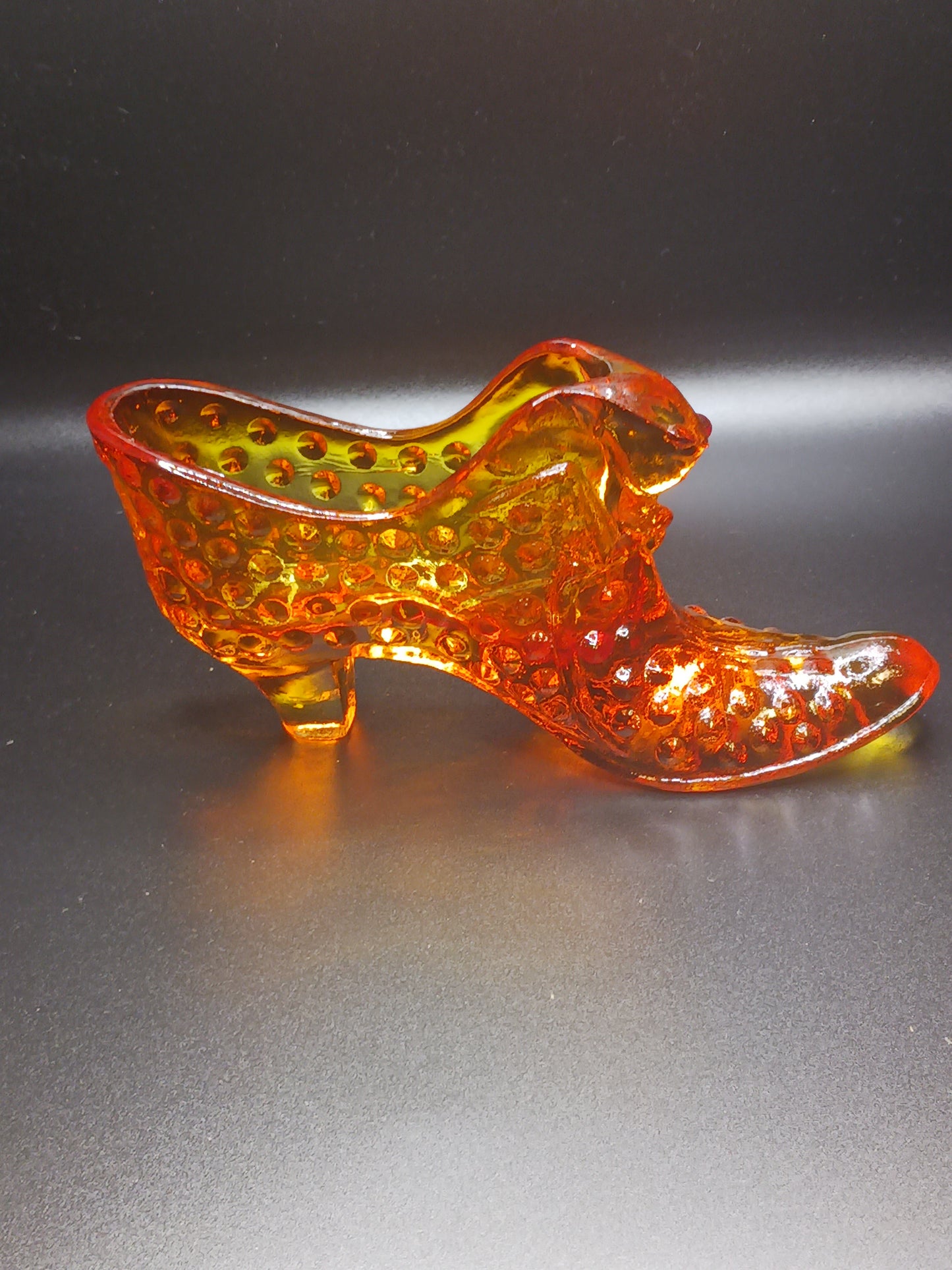 Vtg. Fenton Glass Shoe