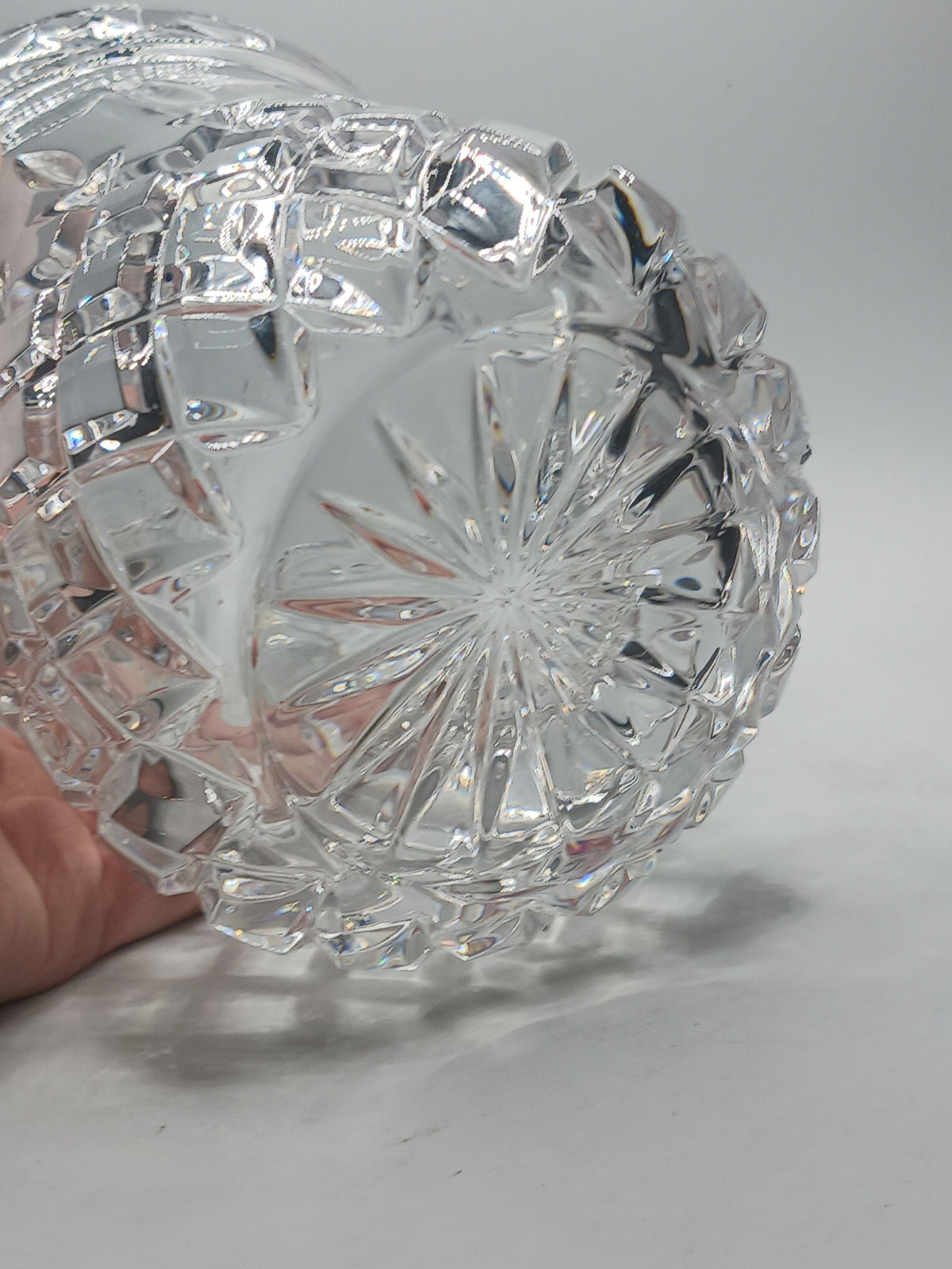 Crystal Cut Candy Jar