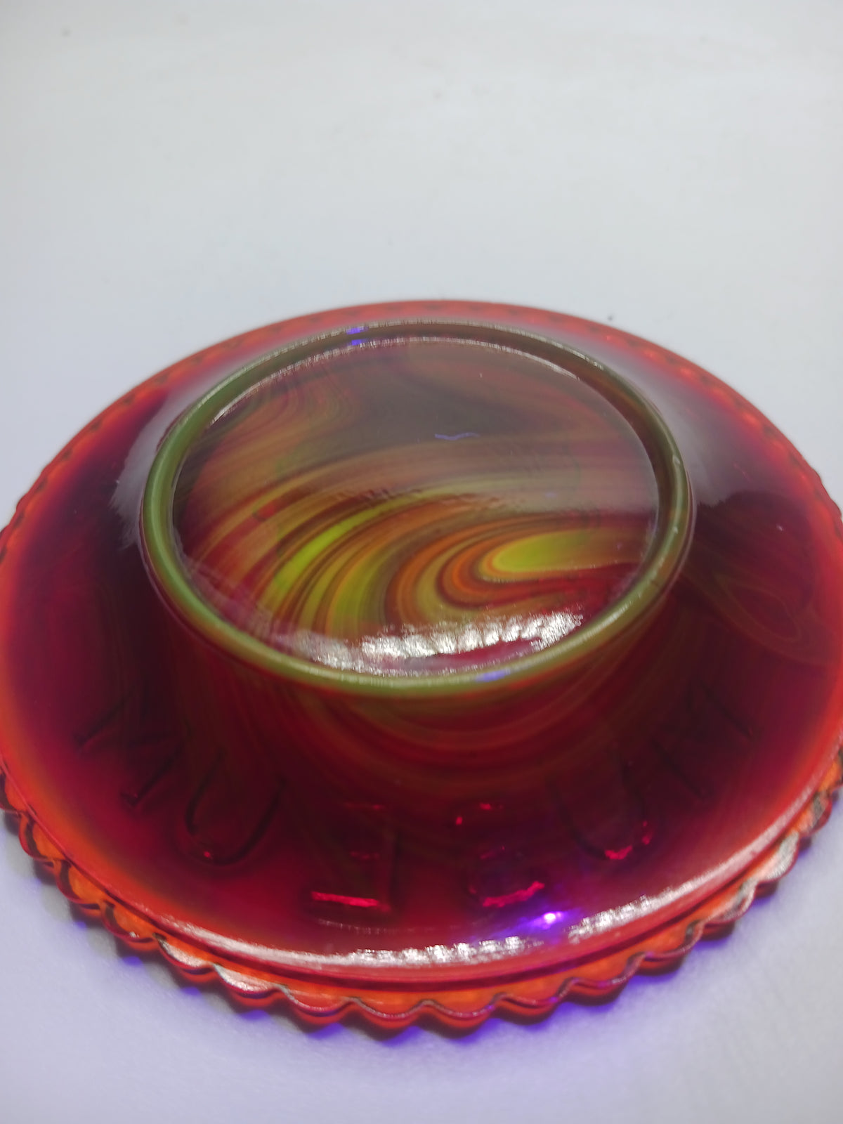 Degenhart Museum Glass Plate