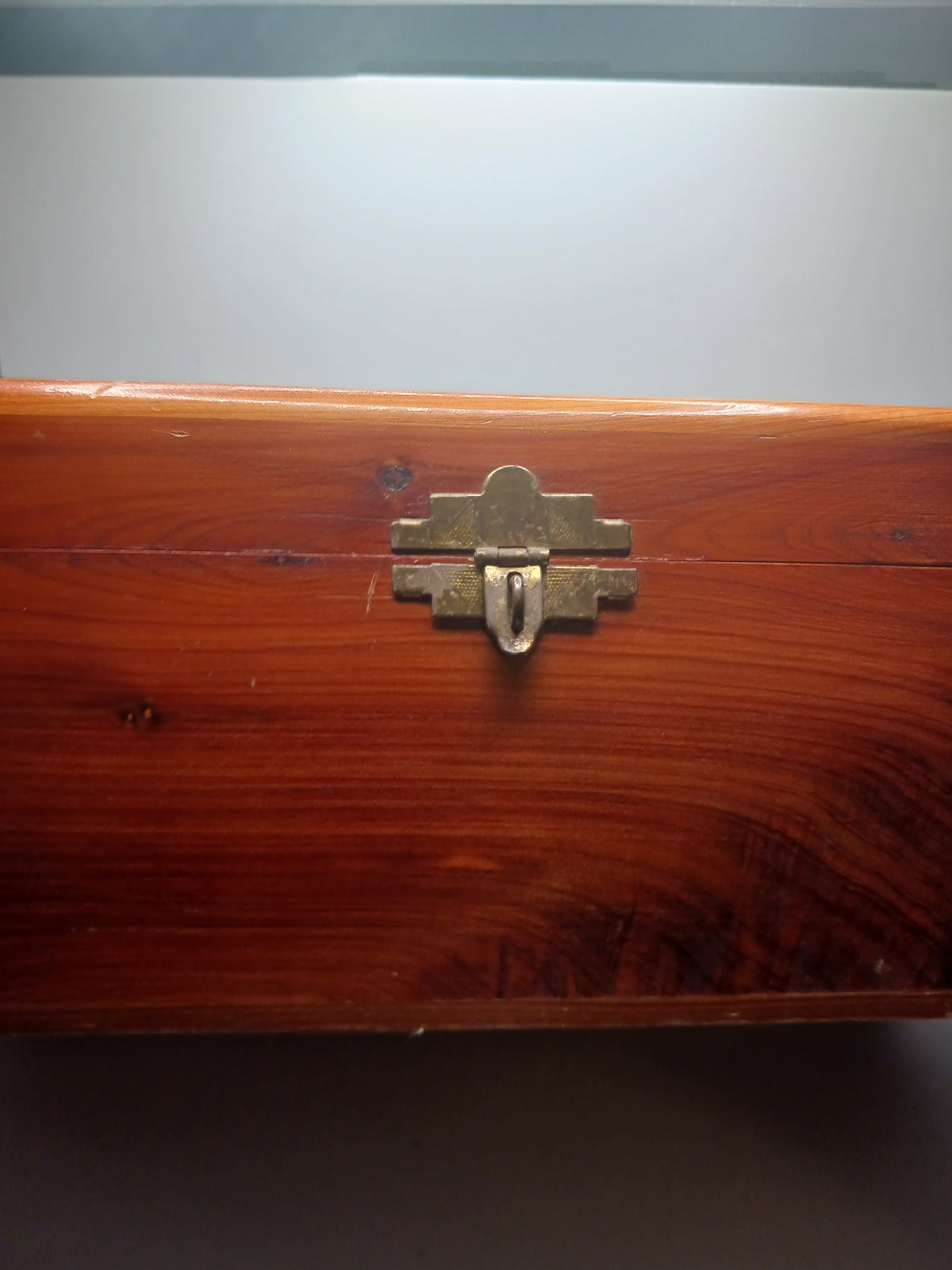 Cedar Box with Landscape Picture