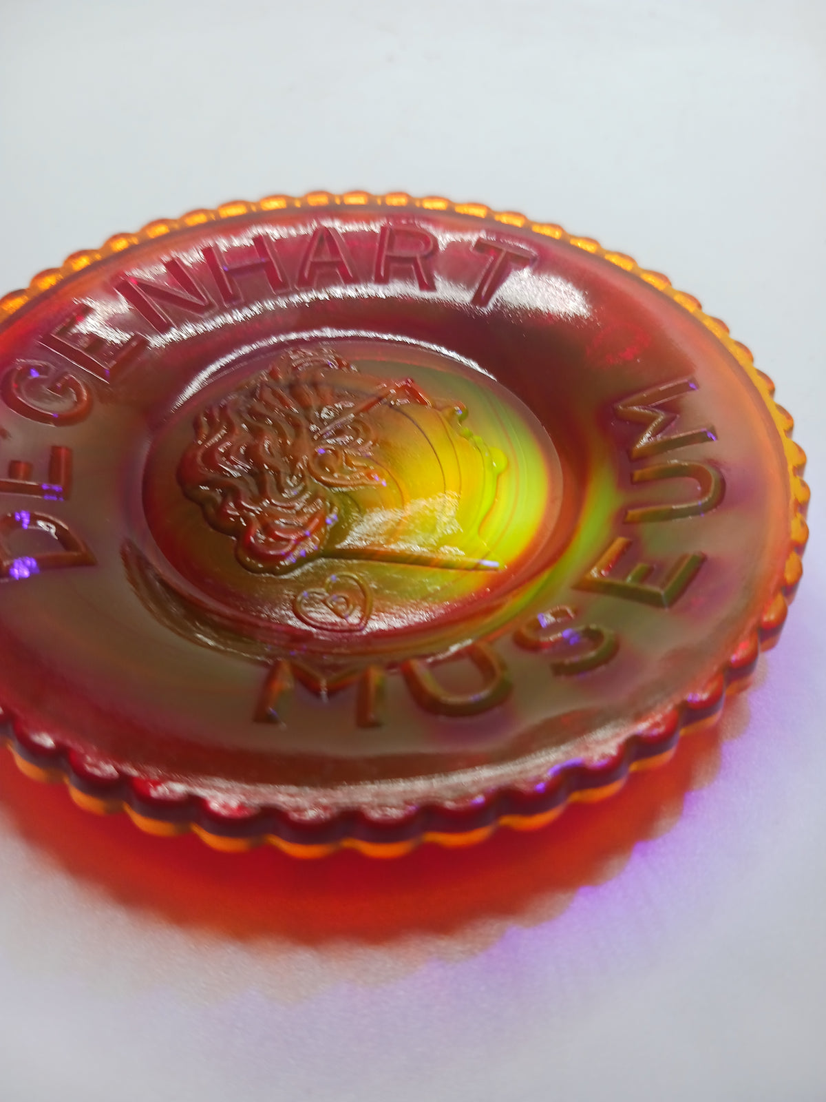 Degenhart Museum Glass Plate