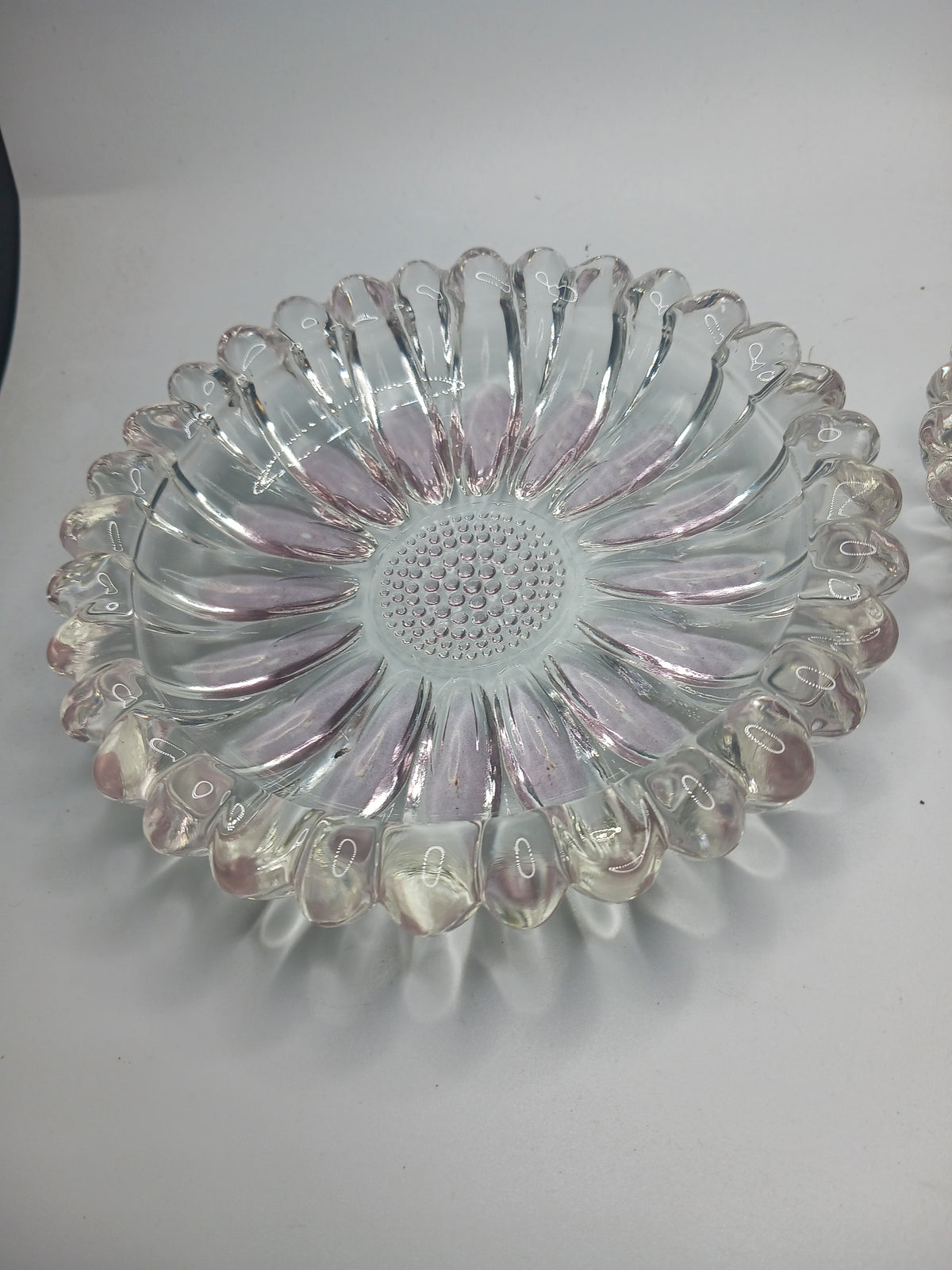 Sunflower Nesting Glass Ashtray