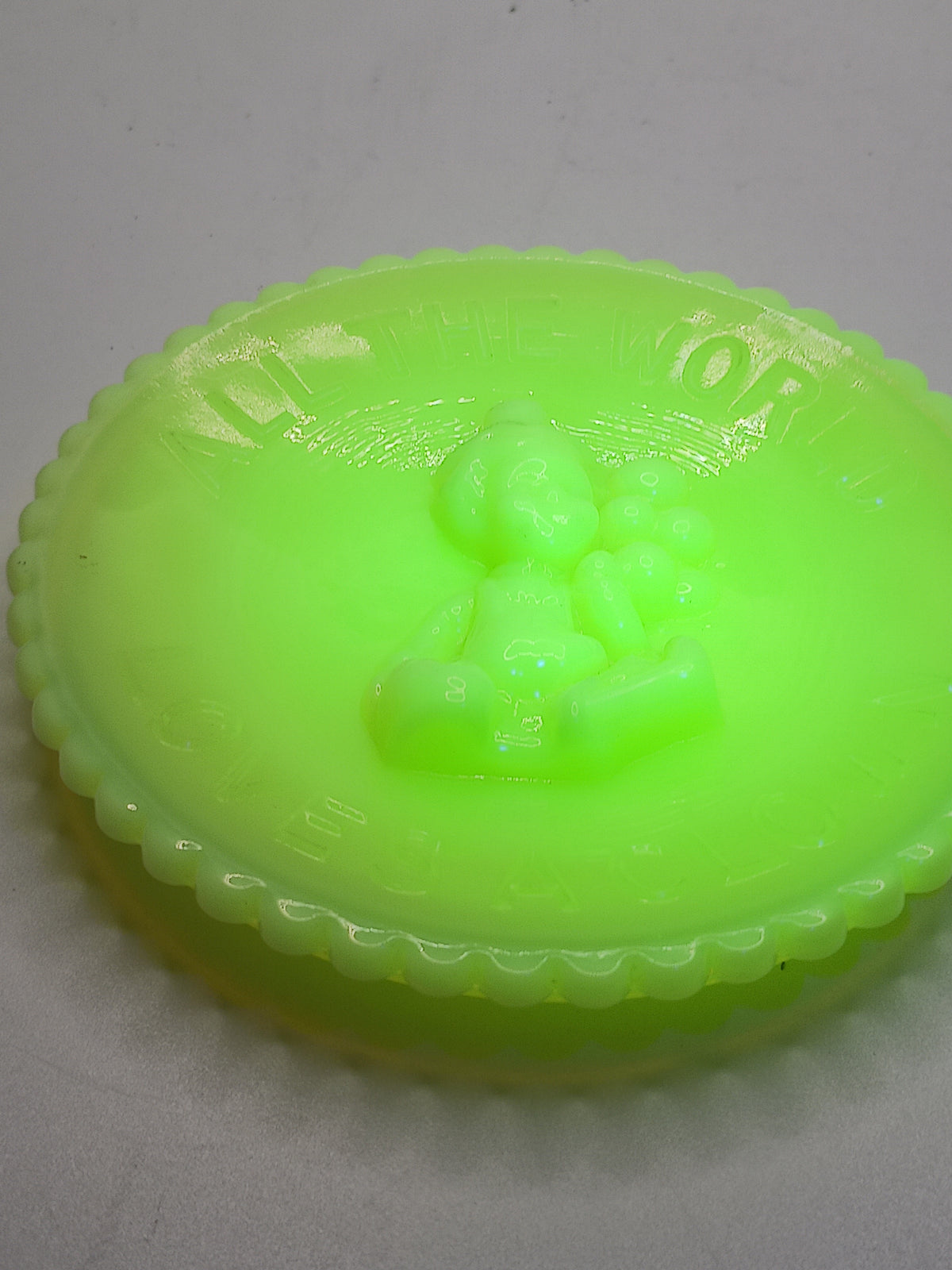Mosser Glass Clown Plate