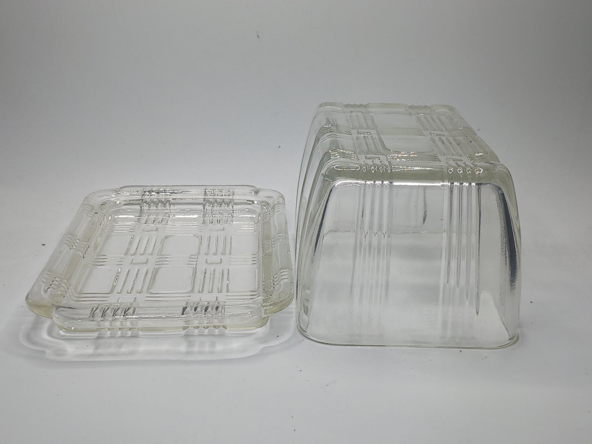 Hazel Atlas 1pound Butter Dish