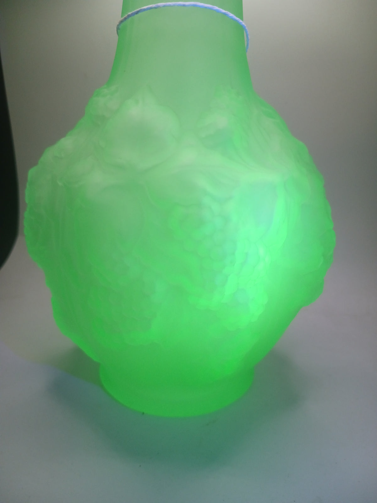 Imperial Glass Raised Grapes Vase