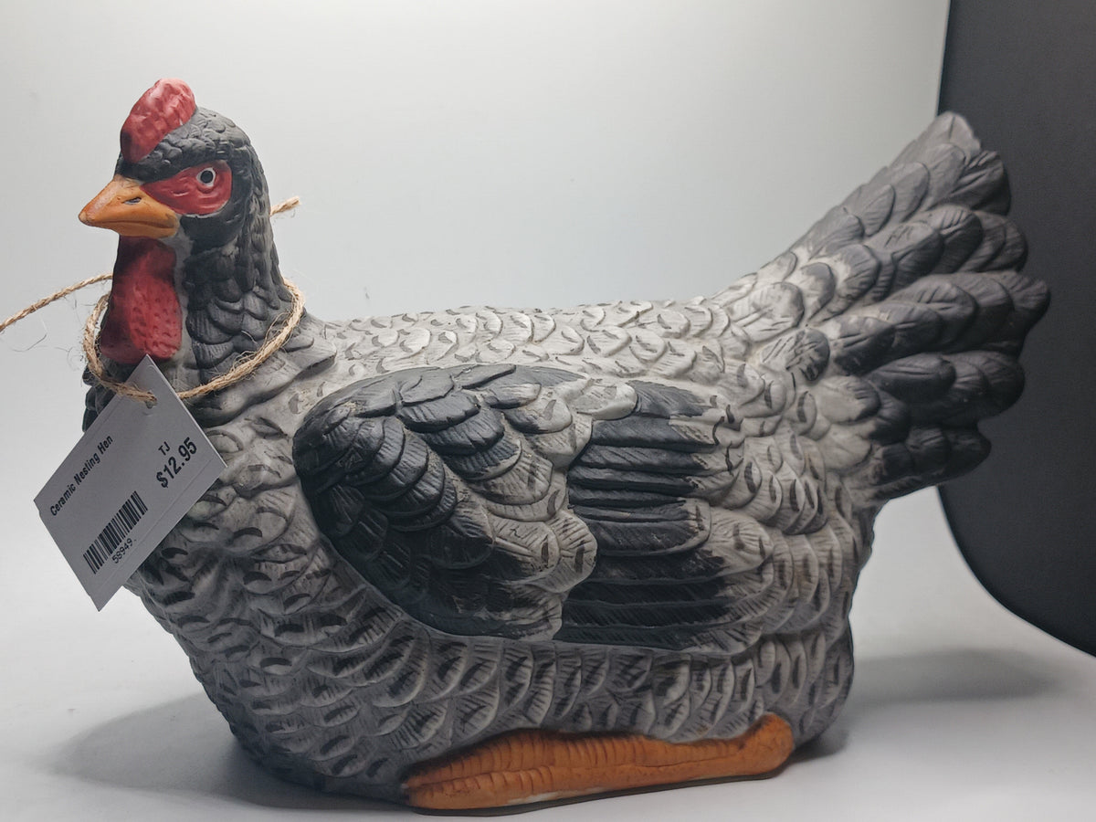 Ceramic Nesting Hen