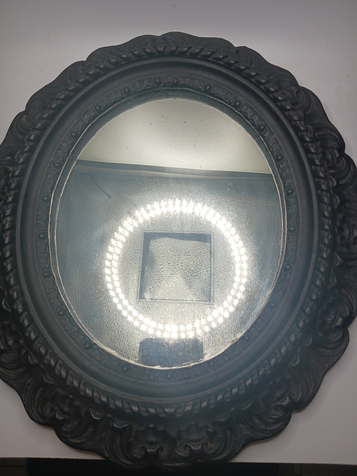 Cast Iron Wall Mirror