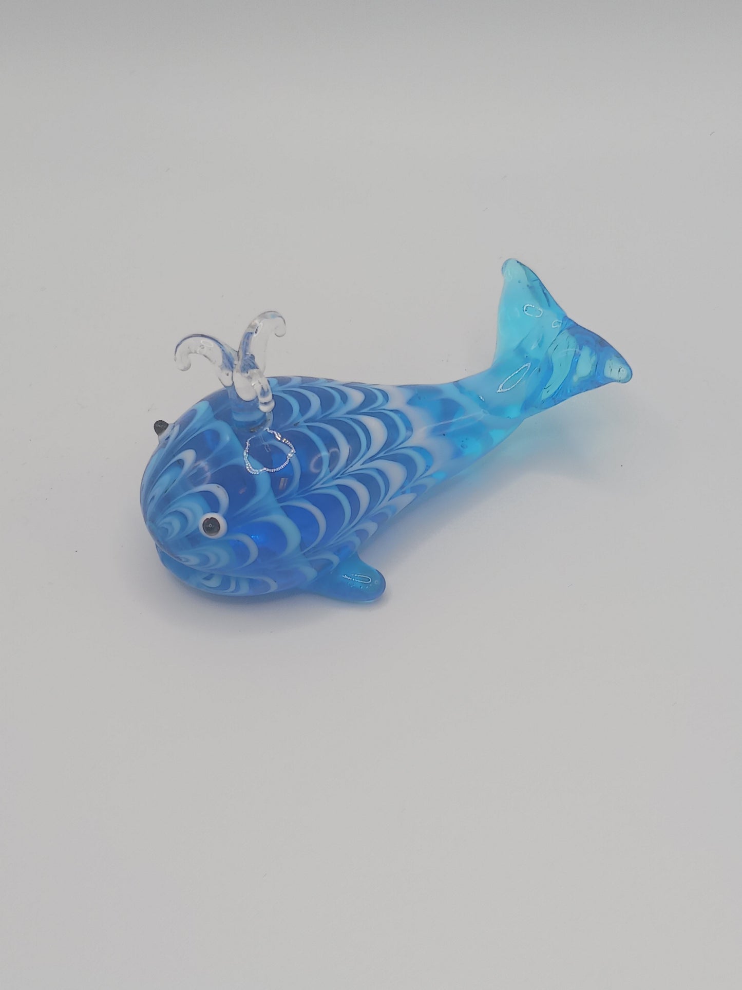 Fitz & Floyd Glass Whale