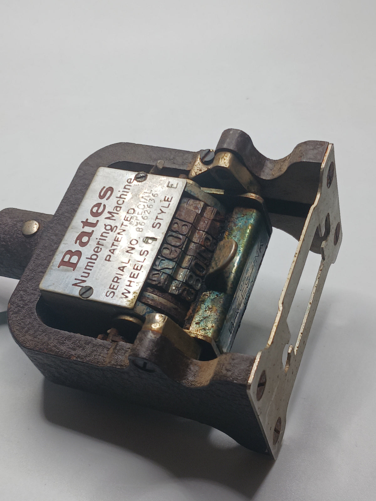 Vtg Bates Numbering Machine
