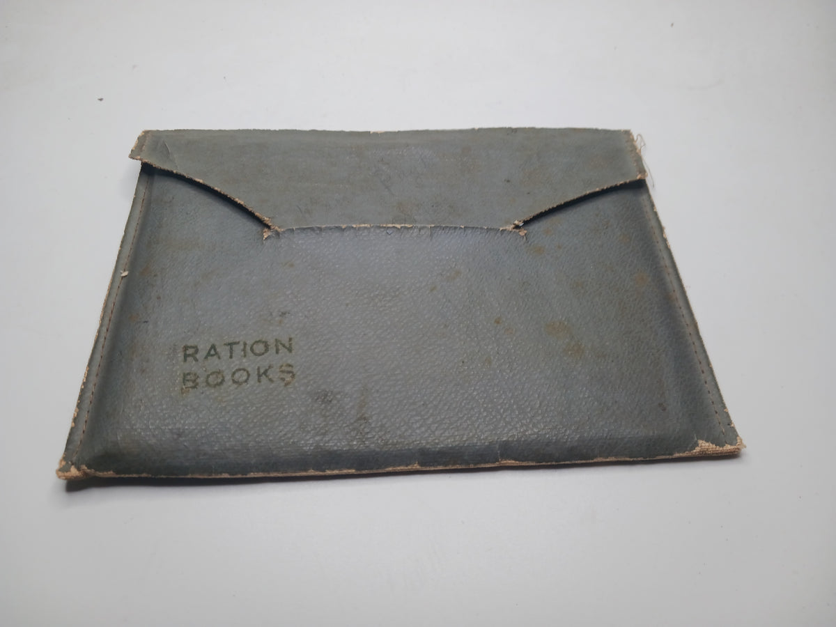 2 Sets WWII Ration Books W/ Pouch